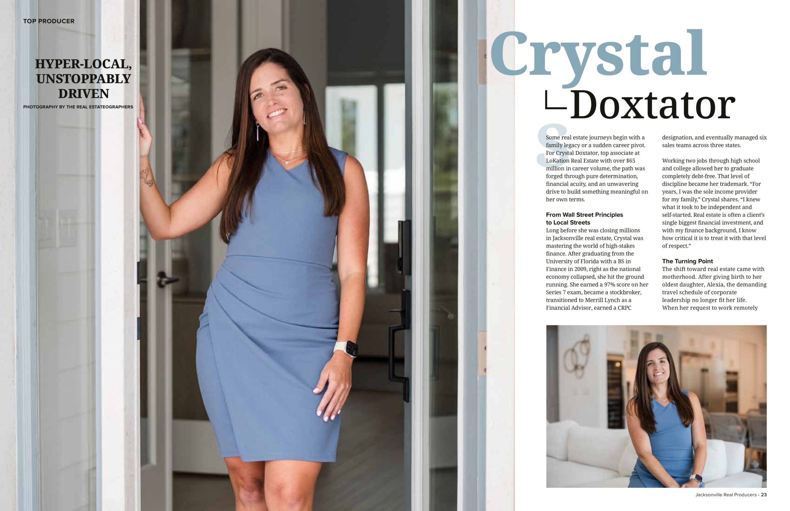 Crystal Doxtator featured in Jacksonville Real Producers