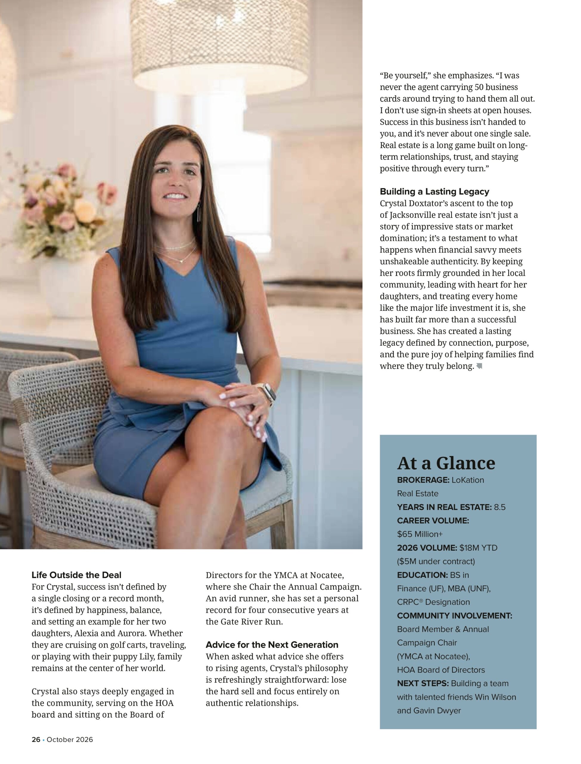 Crystal Doxtator's Jacksonville Real Producers profile